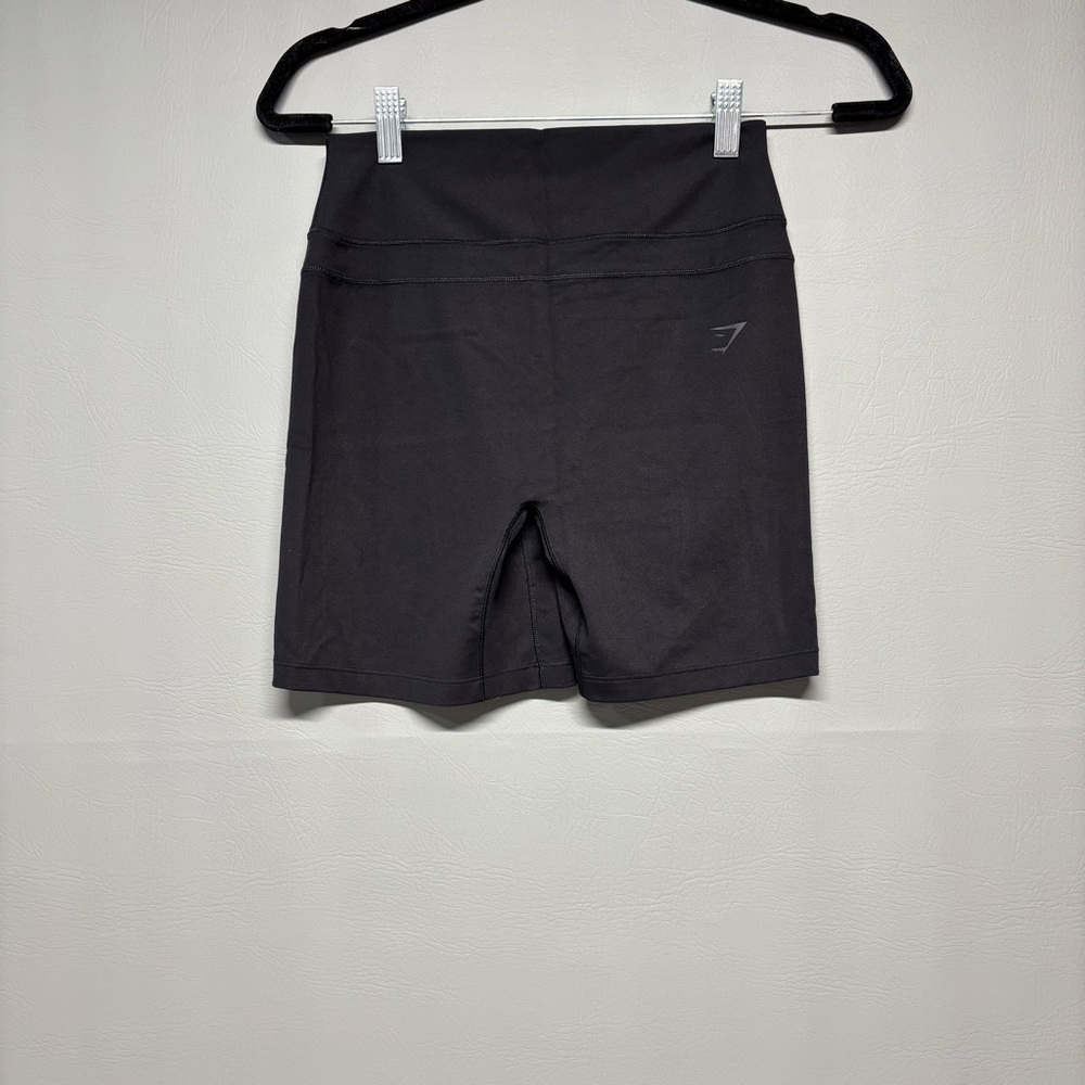 ✨Gymshark Black High-Waisted Biker Shorts Size S